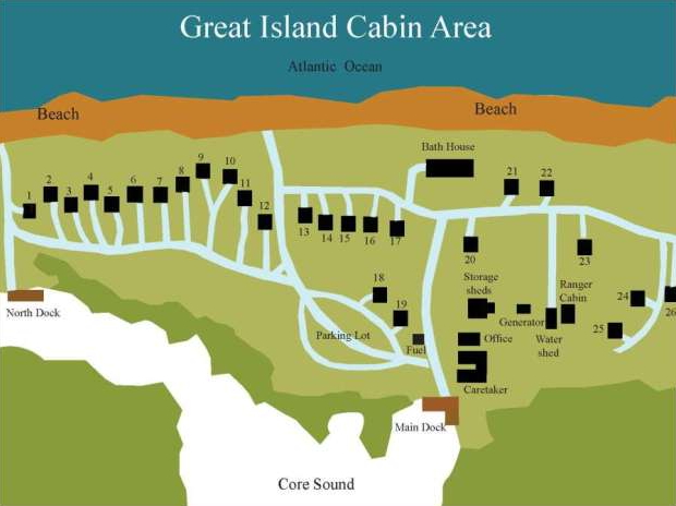 great island cabins cape lookout